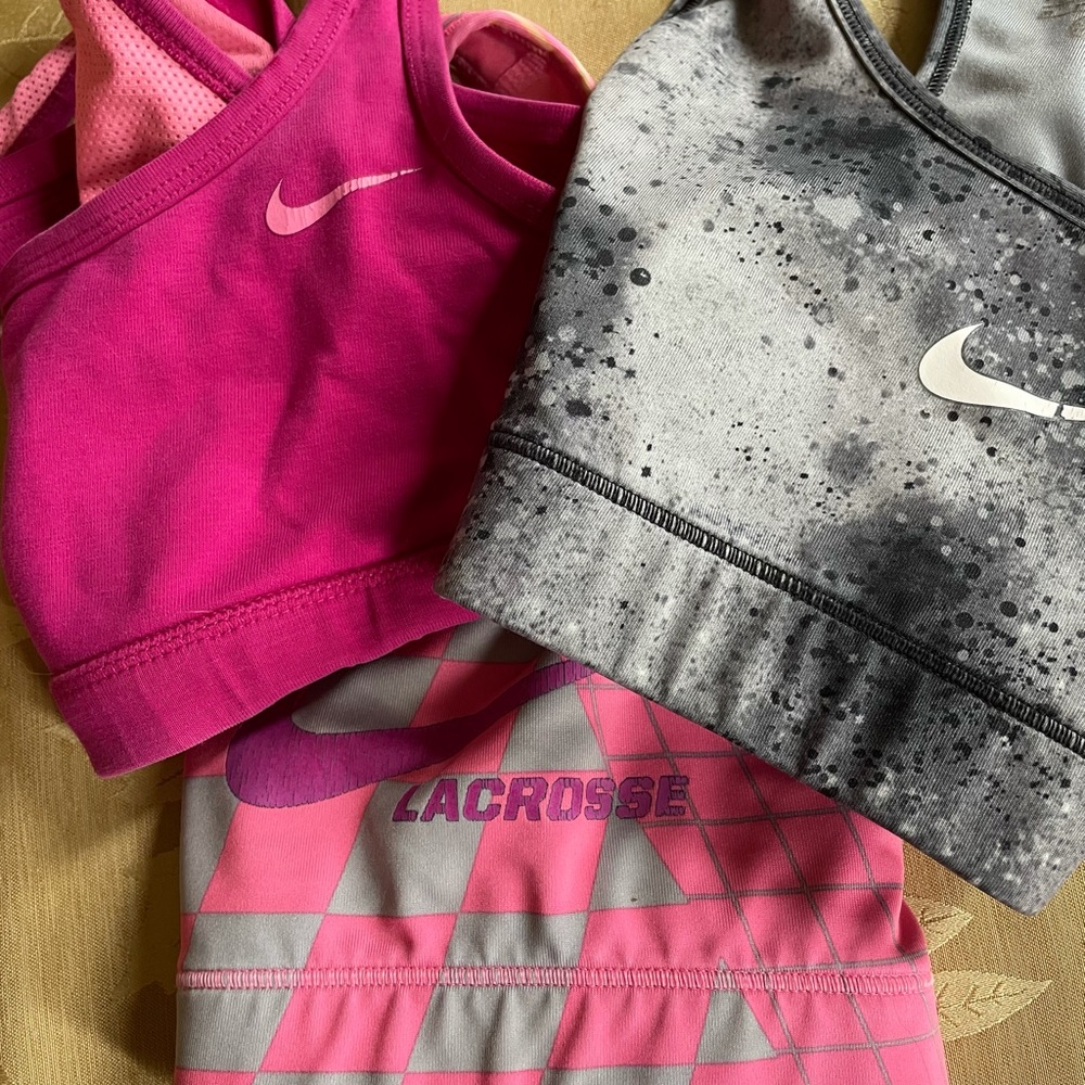 3 Nike XS sports bras